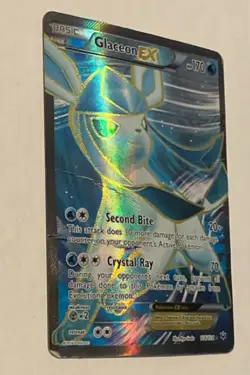 Pokemon TCG Glaceon EX Fates Collide 116/124 Full Art Ultra Rare Holo 170 HP - Image 4