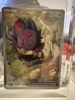 N's Zorua (Pokemon Center Exclusive) 189 Scarlet & Violet Promo MINT - Image 1