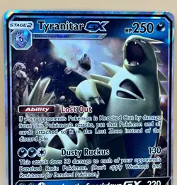 Tyranitar GX 121/214 – Lost Thunder (Ultra Rare Holo) - LP+ - 2018 Pokemon TCG - Image 2