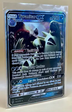 Tyranitar GX 121/214 – Lost Thunder (Ultra Rare Holo) - LP+ - 2018 Pokemon TCG - Image 5