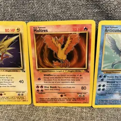 Legendary Birds Fossil Rare Bundle Pokemon TCG Zapdos Moltres Articuno - Image 3