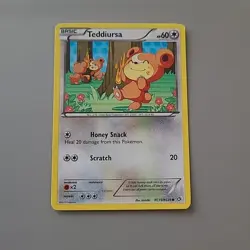 Teddiursa RC15/RC25 - Pokemon TCG Legendary Treasures Radiant Collection Card MP - Image 1