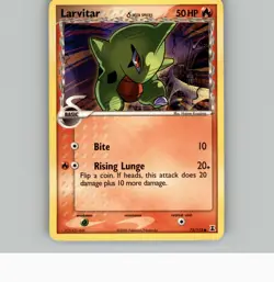 LARVITAR Δ 73/113 C DELTA SPECIES POKEMON NM - Image 1