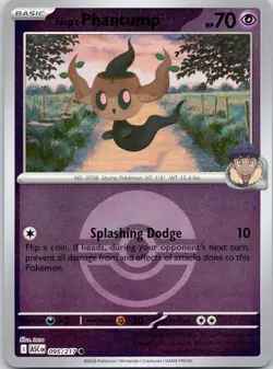 Hop's Phantump 095/217 C ME: Ascended Heroes Pokemon NM POKEBALL Reverse Holo - Image 1