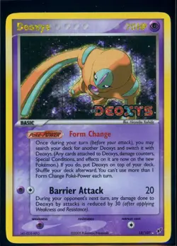 Pokemon EX DEOXYS - #18/107 Deoxys - Reverse Holo - ENG - Near Mint - Image 1