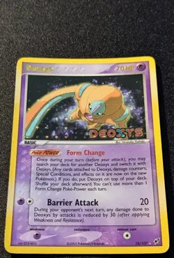 Pokemon EX DEOXYS - #18/107 Deoxys - Reverse Holo - ENG - Near Mint - Image 4