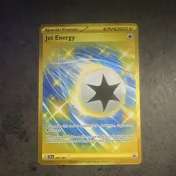 Pokemon Jet Energy 252/191 SV08 Surging Sparks Hyper Rare Holo Special Energy - Image 1