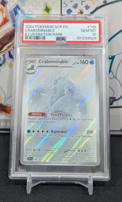Crabominable - Pokemon TCG - SCR EN - #149 Illustration Rare - PSA 10 💎 - Image 1