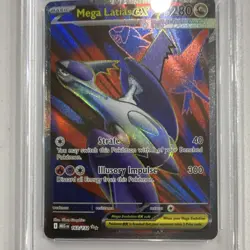 Pokemon Mega Latias ex 163/132 Me01: Mega Evolution Ultra Rare Holo PSA 9 (2025) - Image 3