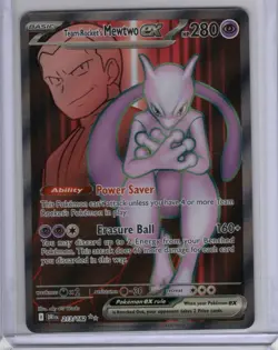Pokemon Cards ex Holo Lot -( Mewtwo - Pikachu - Meowscarada - Iron Leaves )- NM - Image 4