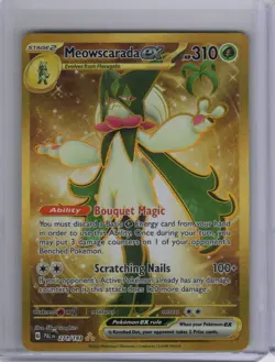 Pokemon Cards ex Holo Lot -( Mewtwo - Pikachu - Meowscarada - Iron Leaves )- NM - Image 5