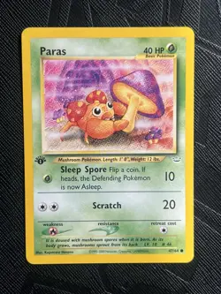 Pokemon TCG Paras 47/64 1st Edition Neo Revelations (English) - NM - Image 3