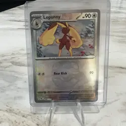 Pokemon TCG Lopunny Master Ball Prismatic Evolutions Card 84/131 - Image 1
