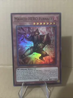 Yugioh Masked HERO Furnace MZMU-EN015 Maze of Muertos 1st Edition NM - Image 1