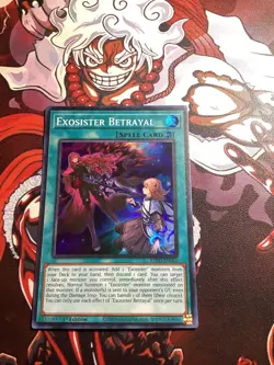 Yugioh - Exosister Betrayal Super Rare BPRO-EN066, Near Mint, 1st Edition - Image 1