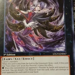 Yu-Gi-Oh! CXyz Dark Fairy Cheer Girl LTGY-EN047 Xyz/Effect 1st Edition - Image 1
