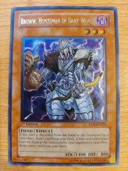 Broww, Huntsman of Dark World - EEN-EN021 - VLP - Ultimate Rare - 1st Edition - Image 1