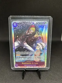 One Piece The Azure Sea’s Seven OP14-EB04 Rosinante & Law EB04-038 SR English- B - Image 1
