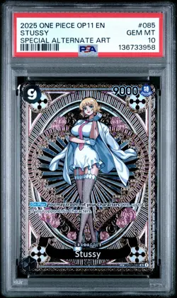 Stussy One Piece Op11-A Fist Of Divine Speed 085 NM PSA 10 - Image 1