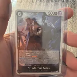 One Piece TCG English OP13-091 St. Marcus Mars R Foil - Image 1