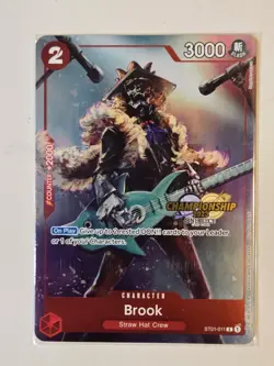 One Piece TCG 4x Brook ST01-011 2023 Championship Series Promos *SHIPS NOW* - Image 3