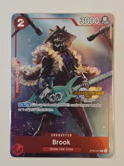 One Piece TCG 4x Brook ST01-011 2023 Championship Series Promos *SHIPS NOW* - Image 5