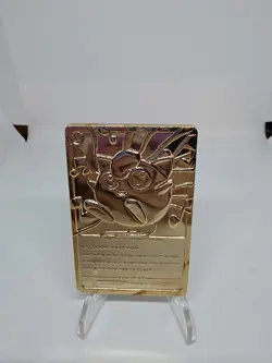 Jigglypuff 1999 Burger King 23k Gold Plated Card - COA - Image 4