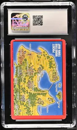 1996 Pokemon Bandai Carddass Part 2 #156 Map Card 3 CGC 10 POP 1 - Image 2