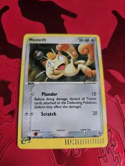 LP Meowth #013 Black Star Promo Holo Pokemon Card TCG - Image 1