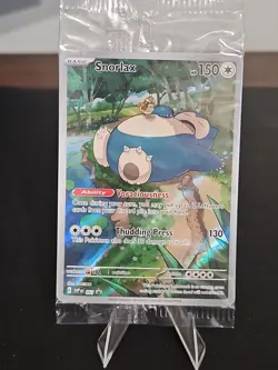 Pokemon TCG Snorlax 051 SV Scarlet & Violet 151 Promo Card Sealed - Image 1