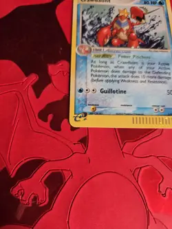 Mint Crawdaunt EX Dragon Holo Rare 3/97 Pokemon Card - Image 3