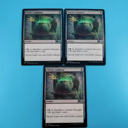 2021 MTG Core Set M21 #129 Witch's Cauldron (x3 cards total) uncommon NM - Image 1