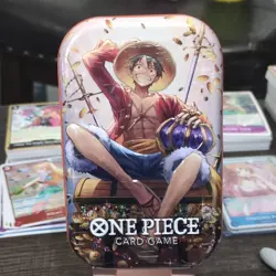 Bandai Namco One Piece Card Game LUFFY Tin Pack Set Vol.2. Sealed Brand New!! - Image 1