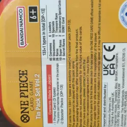 Bandai Namco One Piece Card Game LUFFY Tin Pack Set Vol.2. Sealed Brand New!! - Image 3