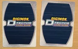 2 Digimon D-Tector MUSHROOMON Cards 2002 Bandai, DT-37, Rookie, E2T3R - Image 2
