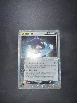 Sneasel ex 103/109 EX Ruby & Sapphire Pokemon Card Holo - Image 1