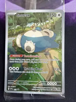 Snorlax SVP EN 051 Black Star Promo Scarlet & Violet Pokemon 151 Card - SEALED - Image 1
