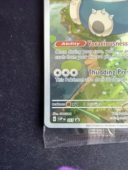 Snorlax SVP EN 051 Black Star Promo Scarlet & Violet Pokemon 151 Card - SEALED - Image 5