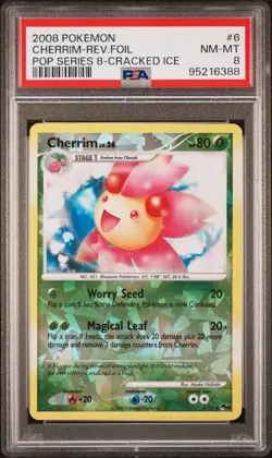 Cherrim Cracked Ice Holo 6/17 Pop Series 8 PSA 8 NM - MT Pokemon Card - Image 1