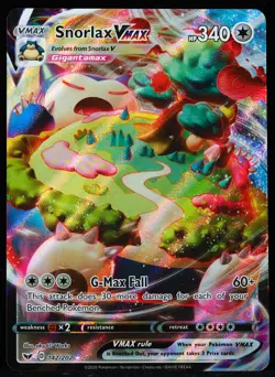 Snorlax VMAX #142/202 Sword & Shield NM Pokemon Card - Image 1
