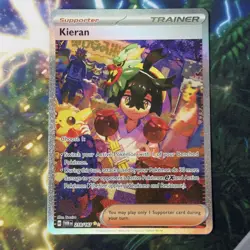 Pokemon Card | Kieran 218/167 Scarlet & Violet Twilight Masquerade SIR Trainer - Image 1