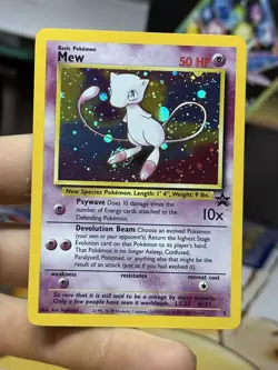 #2 Mew 9 Black Star Promo 2000 Holo Rare SWIRL WOTC Pokemon Card TCG - Image 3