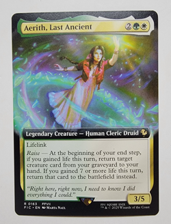 Aerith, Last Ancient (Extended Art) - Commander: FINAL FANTASY (FIC) MTG NM - Image 1