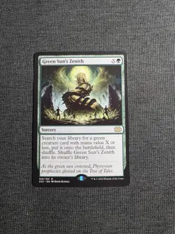 MTG Green Sun's Zenith Card Double Masters 2022 #150/331 - Image 1