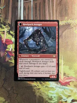 Ill-Tempered Loner // Howlpack Avenger NM, English MTG Innistrad: Crimson Vow - Image 2
