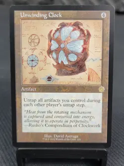 MTG - The Brothers' War: Retro Frame Artifacts - Unwinding Clock - Schematic - Image 1