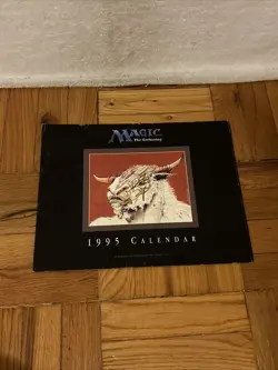 Magic The Gathering 1995 & 1996 Calendar Vintage VTG Wizards Of The Coast - Image 1