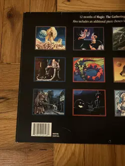 Magic The Gathering 1995 & 1996 Calendar Vintage VTG Wizards Of The Coast - Image 5
