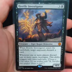Magic: The Gathering Hostile Investigator 010 Big Score Creature Ogre Rogue - Image 1