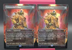 2x Commander's Plate Foil TMNT MTG Pizza Promo 135 - Image 1
